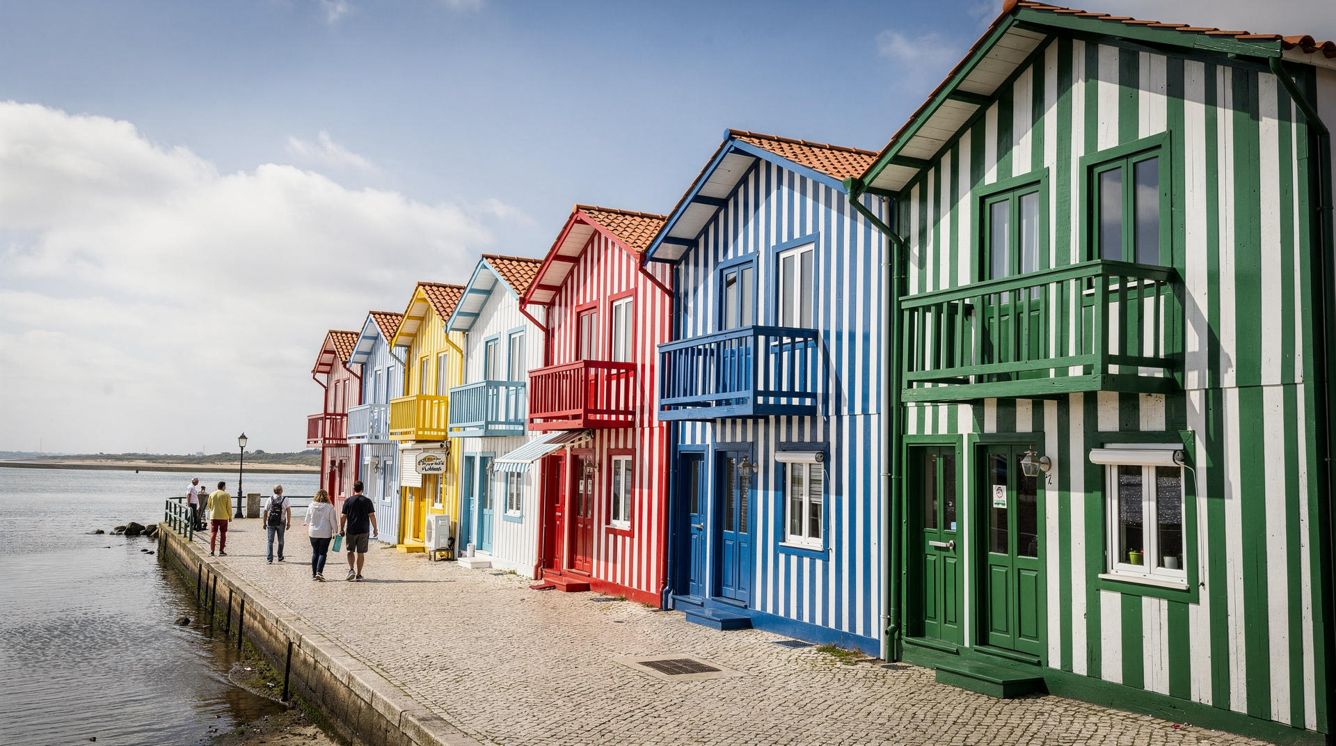 Costa Nova — the village with the striped houses, Portugal