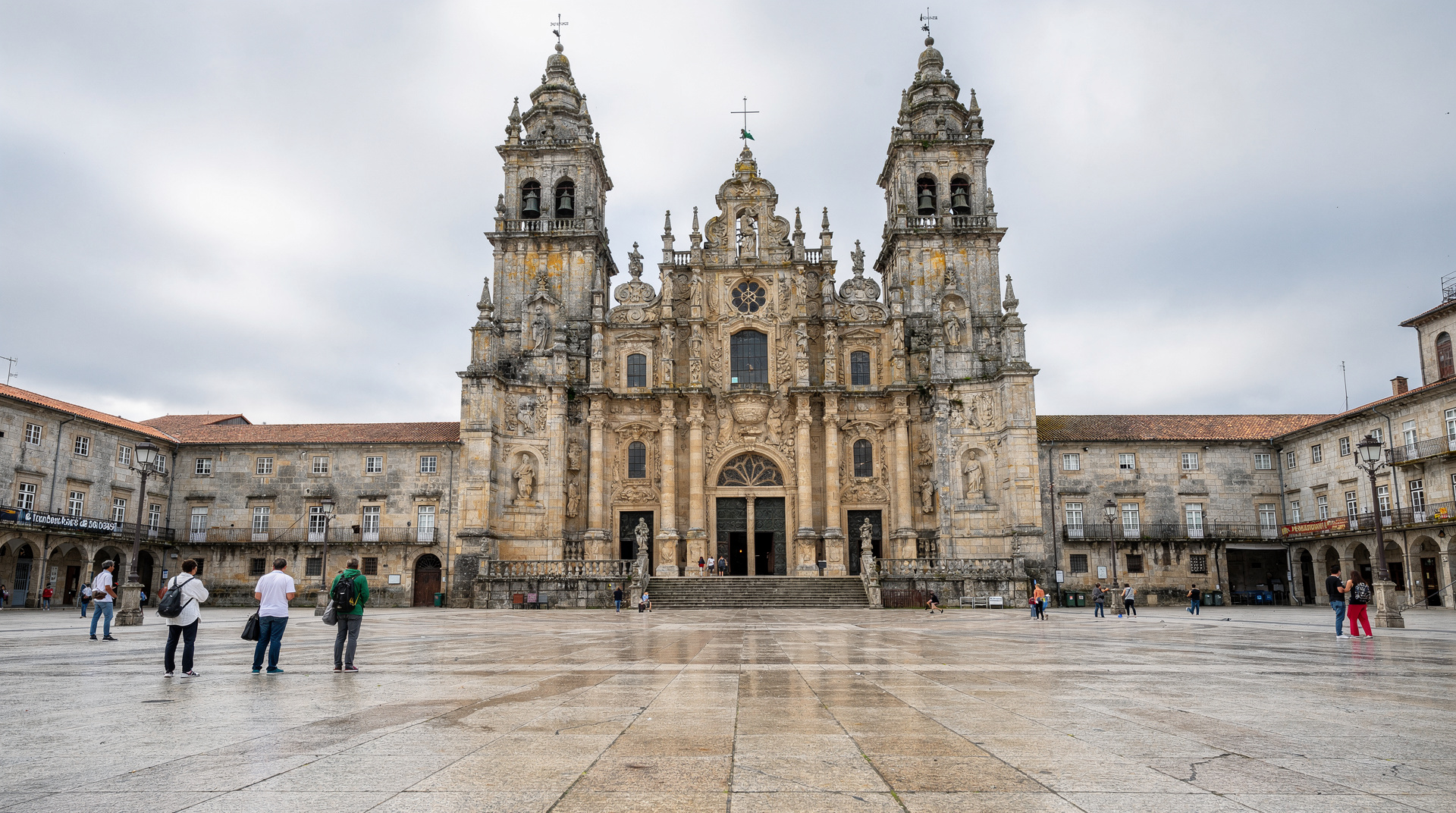 Santiago de Compostela — cathedral city across the Galician border, Portugal