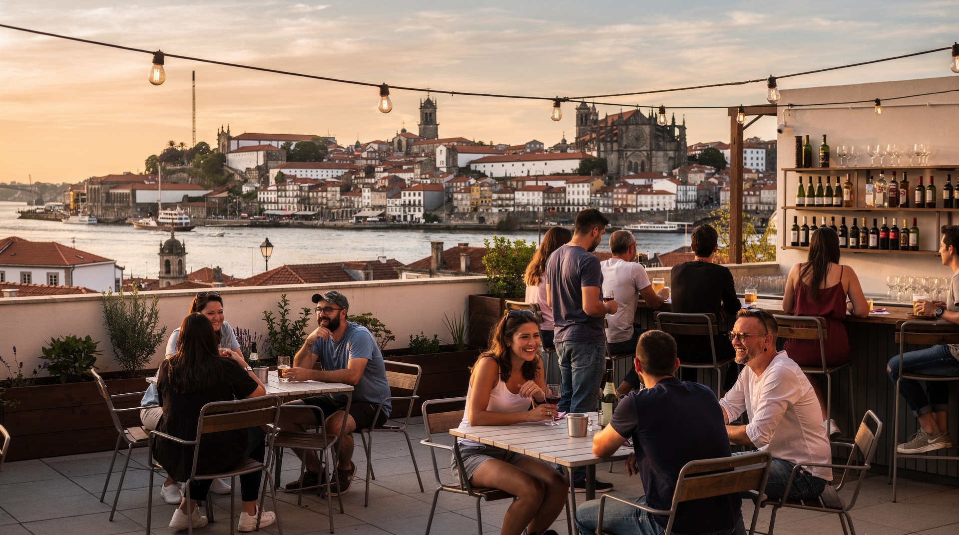 Best rooftop bars in Porto — views, prices, honest advice — Honest guide to Porto's best rooftop bars: The Yeatman, BASE, Terraplana, Embaix